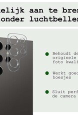 BASEY. Screenprotector Geschikt voor Samsung S24 Ultra Camera Screenprotector Tempered Glass Beschermglas Camera - Screenprotector Geschikt voor Samsung Galaxy S24 Ultra Camera Screen Protector