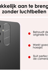 NoXx Screenprotector Geschikt voor Samsung S23 FE Camera Screenprotector Gehard Glas - Screenprotector Geschikt voor Samsung Galaxy S23 FE Screenprotector Camera Tempered Glass