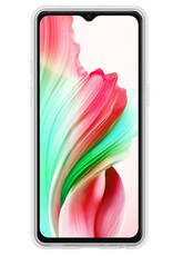 NoXx Hoes Geschikt voor OPPO A38 Hoesje Cover Siliconen Back Case Hoes - Transparant