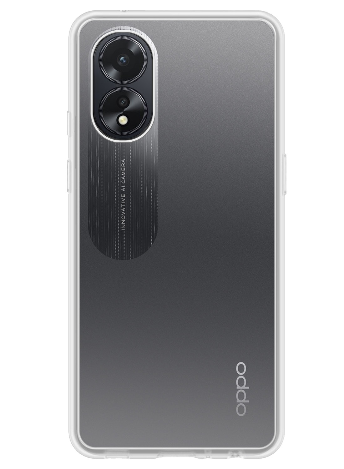 NoXx Hoes Geschikt voor OPPO A38 Hoesje Cover Siliconen Back Case Hoes - Transparant