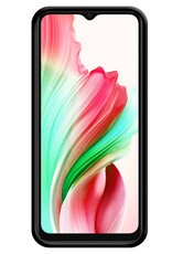 NoXx Hoes Geschikt voor OPPO A38 Hoesje Cover Siliconen Back Case Hoes Met Screenprotector - Zwart
