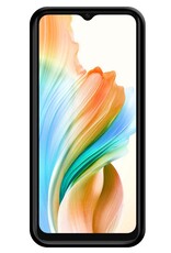 Nomfy Hoesje Geschikt voor OPPO A38 Hoesje Siliconen Cover Case Met Screenprotector - Hoes Geschikt voor OPPO A38 Hoes Back Case - Zwart