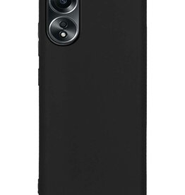 Nomfy Nomfy OPPO A58 Hoesje Siliconen - Zwart