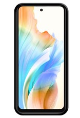 Nomfy Hoesje Geschikt voor OPPO A58 Hoesje Siliconen Cover Case Met 2x Screenprotector - Hoes Geschikt voor OPPO A58 Hoes Back Case - Zwart