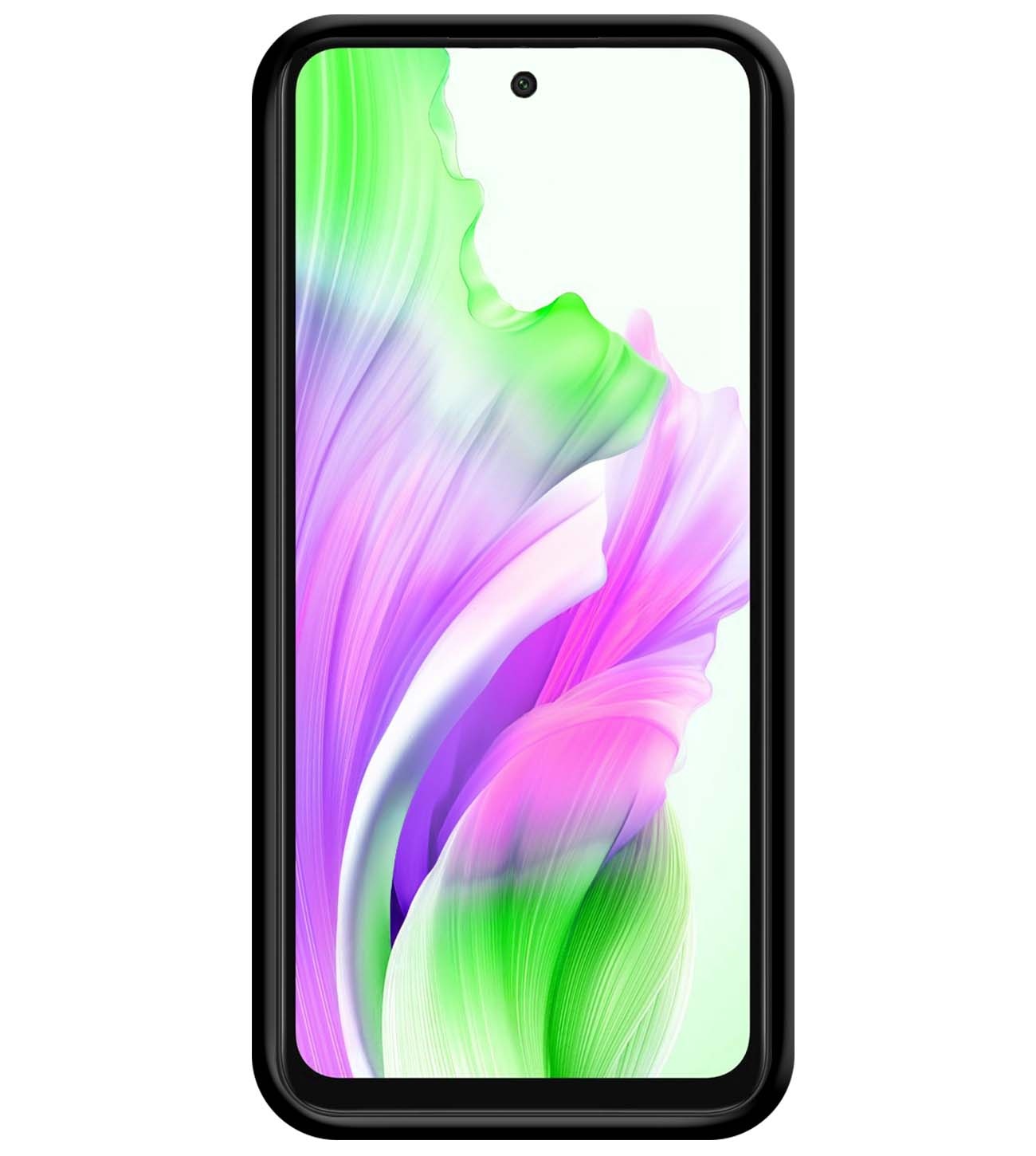 BASEY. Hoes Geschikt voor OPPO A98 Hoesje Siliconen Back Cover Case - Hoesje Geschikt voor OPPO A98 Hoes Cover Hoesje - Zwart - 2 Stuks