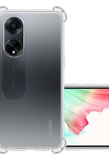 NoXx Hoes Geschikt voor OPPO A98 Hoesje Siliconen Cover Shock Proof Back Case Shockproof Hoes - Transparant