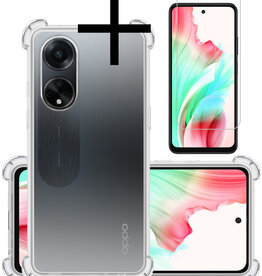 NoXx NoXx OPPO A98 Hoesje Shockproof Met Screenprotector