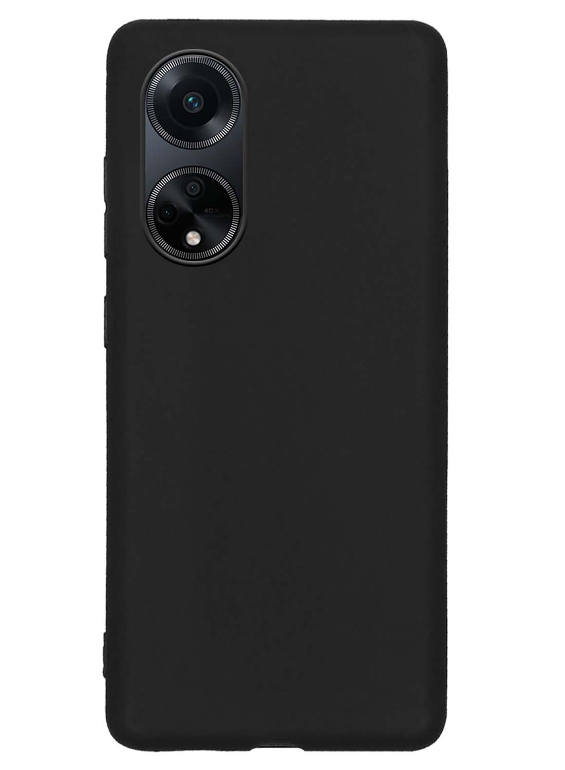 Nomfy Hoesje Geschikt voor OPPO A98 Hoesje Siliconen Cover Case - Hoes Geschikt voor OPPO A98 Hoes Back Case - Zwart