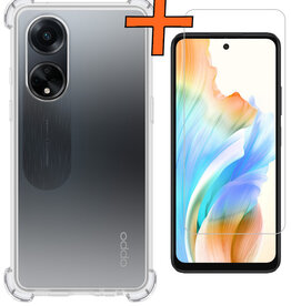 Nomfy Nomfy OPPO A98 Hoesje Shockproof Met Screenprotector