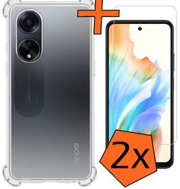 Nomfy Nomfy OPPO A98 Hoesje Shockproof Met 2x Screenprotector