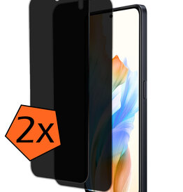 Nomfy Nomfy OPPO A98 Screenprotector Glas Privacy - 2 PACK