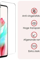 NoXx Screenprotector Geschikt voor OPPO A98 Screenprotector Tempered Glass Gehard Glas Beschermglas