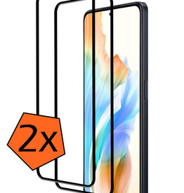 Nomfy Nomfy OPPO A58 Screenprotector Full Cover - 2 PACK