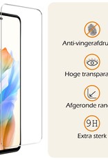 Nomfy Screenprotector Geschikt voor OPPO A58 Screenprotector Bescherm Glas Tempered Glass - Screenprotector Geschikt voor OPPO A58 Screen Protector - 3 PACK