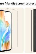 Nomfy Screenprotector Geschikt voor OPPO A58 Screenprotector Bescherm Glas Tempered Glass - Screenprotector Geschikt voor OPPO A58 Screen Protector - 3 PACK