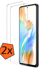 Nomfy Screenprotector Geschikt voor OPPO A58 Screenprotector Bescherm Glas Tempered Glass - Screenprotector Geschikt voor OPPO A58 Screen Protector - 2 PACK