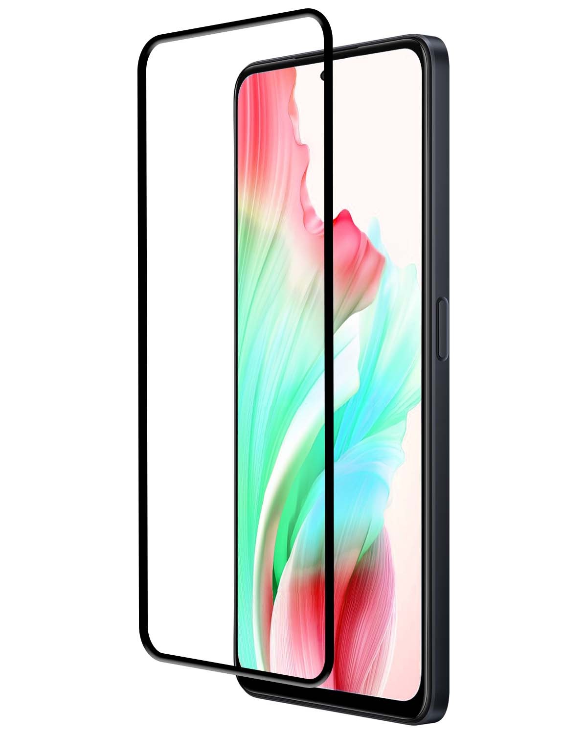 NoXx Screenprotector Geschikt voor OPPO A58 Screenprotector Tempered Glass Gehard Glas Full Cover