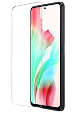 NoXx Screenprotector Geschikt voor OPPO A58 Screenprotector Tempered Glass Gehard Glas Beschermglas