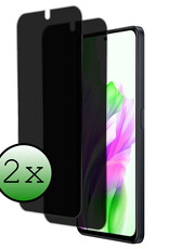 BASEY. Screenprotector Geschikt voor OPPO A58 Screenprotector Privacy Beschermglas - Screenprotector Geschikt voor OPPO A58 Screen Protector Full Screen Privacy - 2 Stuks