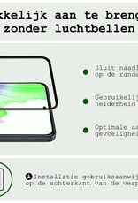 BASEY. Screenprotector Geschikt voor OPPO A58 Screenprotector Beschermglas Full Cover - Screenprotector Geschikt voor OPPO A58 Screen Protector Full Cover - 2 Stuks