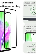 BASEY. Screenprotector Geschikt voor OPPO A58 Screenprotector Beschermglas Full Cover - Screenprotector Geschikt voor OPPO A58 Screen Protector Full Cover