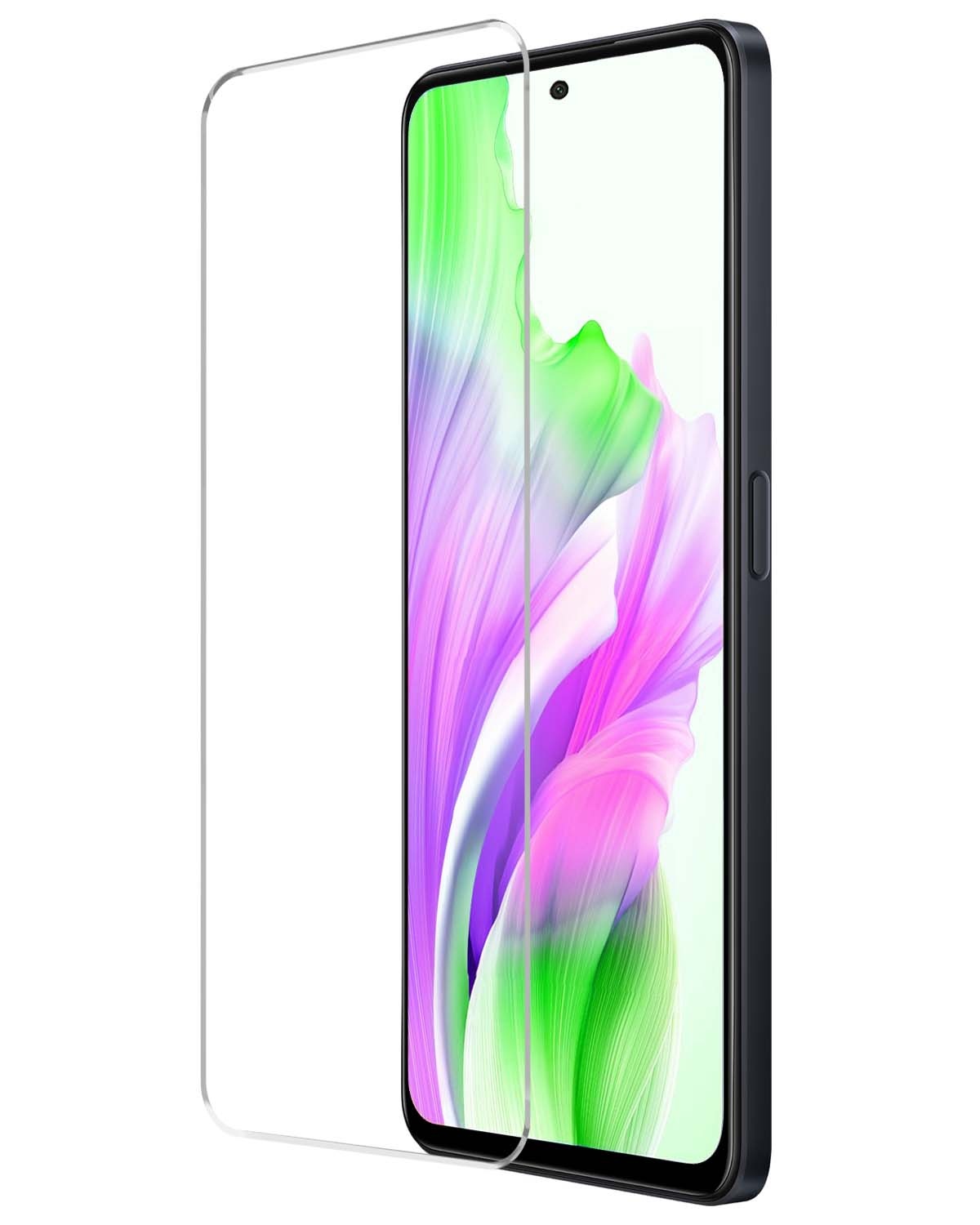 BASEY. Screenprotector Geschikt voor OPPO A58 Screenprotector Tempered Glass - Screenprotector Geschikt voor OPPO A58 Beschermglas Screen Protector Glas