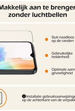 Nomfy Hoesje Geschikt voor OPPO A38 Hoesje Siliconen Cover Case Met 2x Screenprotector - Hoes Geschikt voor OPPO A38 Hoes Back Case - Zwart