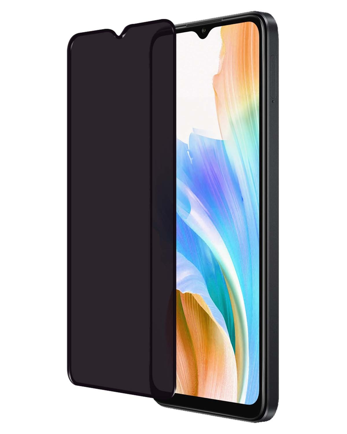 Nomfy Screenprotector Geschikt voor OPPO A38 Screenprotector Privacy Bescherm Glas - Screenprotector Geschikt voor OPPO A38 Privacy Screenprotector Tempered Glass