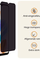 Nomfy Screenprotector Geschikt voor OPPO A38 Screenprotector Privacy Bescherm Glas - Screenprotector Geschikt voor OPPO A38 Privacy Screenprotector Tempered Glass