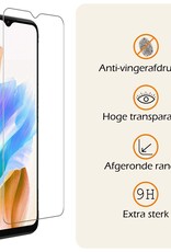 Nomfy Screenprotector Geschikt voor OPPO A38 Screenprotector Bescherm Glas Tempered Glass - Screenprotector Geschikt voor OPPO A38 Screen Protector