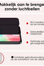 NoXx Screenprotector Geschikt voor OPPO A38 Screenprotector Privacy Tempered Glass Gehard Glas Display Cover