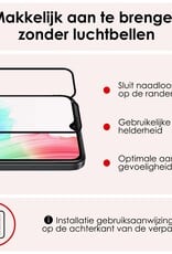 NoXx Screenprotector Geschikt voor OPPO A38 Screenprotector Tempered Glass Gehard Glas Full Cover - 3x
