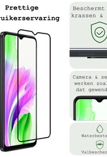 BASEY. Screenprotector Geschikt voor OPPO A38 Screenprotector Beschermglas Full Cover - Screenprotector Geschikt voor OPPO A38 Screen Protector Full Cover - 3 Stuks
