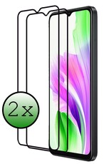 BASEY. Screenprotector Geschikt voor OPPO A38 Screenprotector Beschermglas Full Cover - Screenprotector Geschikt voor OPPO A38 Screen Protector Full Cover - 2 Stuks