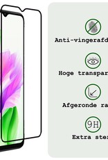 BASEY. Screenprotector Geschikt voor OPPO A38 Screenprotector Beschermglas Full Cover - Screenprotector Geschikt voor OPPO A38 Screen Protector Full Cover - 2 Stuks