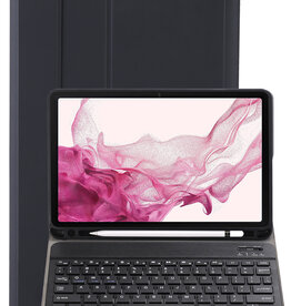 NoXx NoXx Samsung Galaxy Tab S9 FE Toetsenbordhoes - Zwart