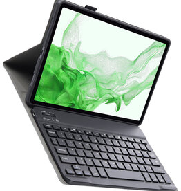 BASEY. BASEY. Samsung Galaxy Tab S9 Plus Toetsenbordhoes - Zwart