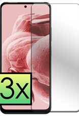 NoXx Screenprotector Geschikt voor Xiaomi Redmi Note 12 4G Screenprotector Tempered Glass Gehard Glas Beschermglas - 3x