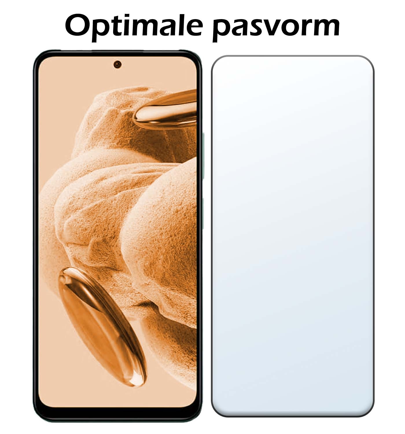 Nomfy Screenprotector Geschikt voor Xiaomi Redmi Note 12 4G Screenprotector Bescherm Glas Tempered Glass - Screenprotector Geschikt voor Xiaomi Redmi Note 12 4G Screen Protector