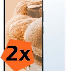 Nomfy Nomfy Xiaomi Red Note 12 4G Screenprotector Glas  - 2 PACK
