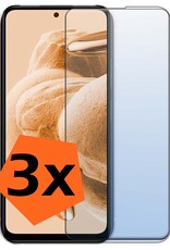 Nomfy Screenprotector Geschikt voor Xiaomi Redmi Note 12 4G Screenprotector Bescherm Glas Tempered Glass - Screenprotector Geschikt voor Xiaomi Redmi Note 12 4G Screen Protector - 3 PACK