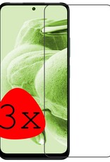 BASEY. Screenprotector Geschikt voor Xiaomi Redmi Note 12 5G Screenprotector Tempered Glass - Screenprotector Geschikt voor Xiaomi Redmi Note 12 5G Beschermglas Screen Protector Glas - 3 Stuks