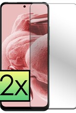 NoXx Screenprotector Geschikt voor Xiaomi Redmi Note 12 5G Screenprotector Tempered Glass Gehard Glas Beschermglas - 2x