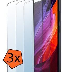 Nomfy Nomfy Xiaomi Red Note 12 Pro+ Screenprotector Glas  - 3 PACK