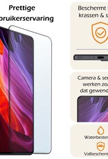 Nomfy Screenprotector Geschikt voor Xiaomi Redmi Note 12 Pro+ Screenprotector Bescherm Glas Tempered Glass - Screenprotector Geschikt voor Xiaomi Redmi Note 12 Pro+ Screen Protector - 2 PACK