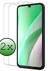 BASEY. Screenprotector Geschikt voor Samsung A15 Screenprotector Tempered Glass - Screenprotector Geschikt voor Samsung Galaxy A15 Beschermglas Screen Protector Glas - 2 Stuks
