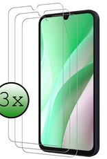 BASEY. Screenprotector Geschikt voor Samsung A15 Screenprotector Tempered Glass - Screenprotector Geschikt voor Samsung Galaxy A15 Beschermglas Screen Protector Glas - 3 Stuks
