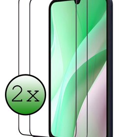 BASEY. BASEY. Samsung Galaxy A15 Screenprotector Full Cover - 2 PACK