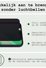 BASEY. Screenprotector Geschikt voor Samsung A15 Screenprotector Privacy Beschermglas - Screenprotector Geschikt voor Samsung Galaxy A15 Screen Protector Full Screen Privacy - 3 Stuks
