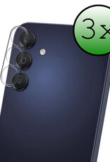 BASEY. Screenprotector Geschikt voor Samsung A15 Camera Screenprotector Tempered Glass Beschermglas Camera - Screenprotector Geschikt voor Samsung Galaxy A15 Camera Screen Protector - 3 Stuks